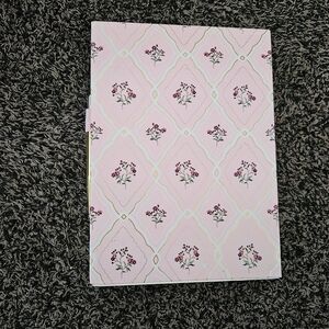 Laura Ashley Top Flip 8x6" Journal Notebook Romantic Cottagecore Pink Floral